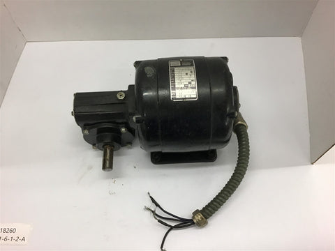 Bodine NCI-54RL Motor 1/8HP 1725 RPM 115V 444FG1050