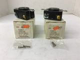 Daniel Woodhead L5-20R Turnex Locking Receptacle 20 A 125 Volt Lot Of 2