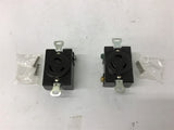 Daniel Woodhead L5-20R Turnex Locking Receptacle 20 A 125 Volt Lot Of 2