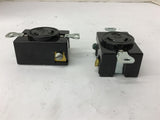 Daniel Woodhead L5-20R Turnex Locking Receptacle 20 A 125 Volt Lot Of 2