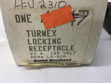 Daniel Woodhead L5-20R Turnex Locking Receptacle 20 A 125 Volt Lot Of 2