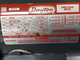 Dayton 2N925K 1/3 Hp AC Motor 208-220/440 volts 1140 Rpm 56 Frame