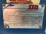 SSB DW-0490.006-.50-K5-B3 6.0/1.5 Amp AC Motor 220/380 volts 50 HZ