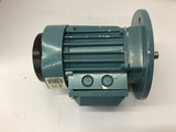 ABB Motors M2AA063B 3GAA062002-BSA 0.22 KW AC Motor 440-480 Volts 1660 Rpm