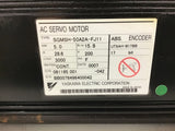 Yaskawa SGMSH-50A2A-FJ11 5 KW AC Servo Motor 3000 Rpm w/ ABS Encoder