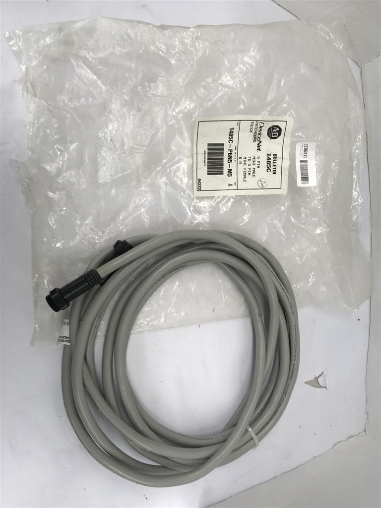 Allen Bradley DeviceNet Patchcord Thick 1485C-P6N5-M5 Ser A 5 Pin 6M