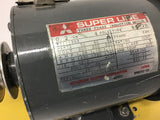 Mitsubishi 0.2 KW AC Motor 220 Volts 1740 Rpm 60 HZ 63M Frame