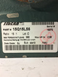 Dodge Tigear 15Q15L56 Left Angle Gear Reducer 15:1 Ratio 0.86 Input HP