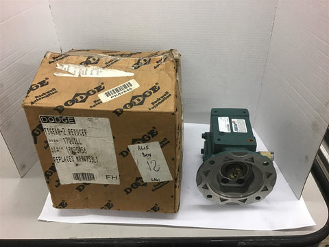 Dodge tigear 17Q20R56 20:21 Ratio Right Angle Gear Reducer 1.04 Input HP