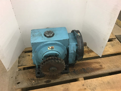 Link Belt MWH1003B37 Right / Left Angle Gear Reducer 37:1 Ratio 5.26 Input HP