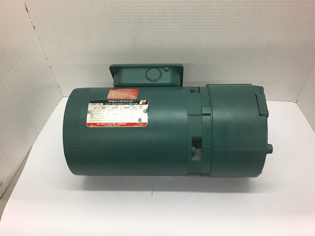 Reliance P56H7110M-YT 3/4 HP AC Motor 230/460 V 1800 Rpm 4P 56P Fr w/Brake