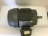 Toshiba BY154FLF2UMW 1 1/2 Hp AC Motor 230/460 Volts 1800 rpm 145T Frame