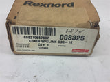 Rexnord 698210567507 008325 Chain w/ Clink D35-18