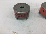 Lovejoy L-075 .375" Bore Jaw Coupling Lot of 2