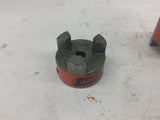 Lovejoy L-075 .375" Bore Jaw Coupling Lot of 2