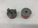 Lovejoy L-075 .375" Bore Jaw Coupling Lot of 2