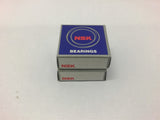 NSK R10VV Roller Bearing --Lot of 2