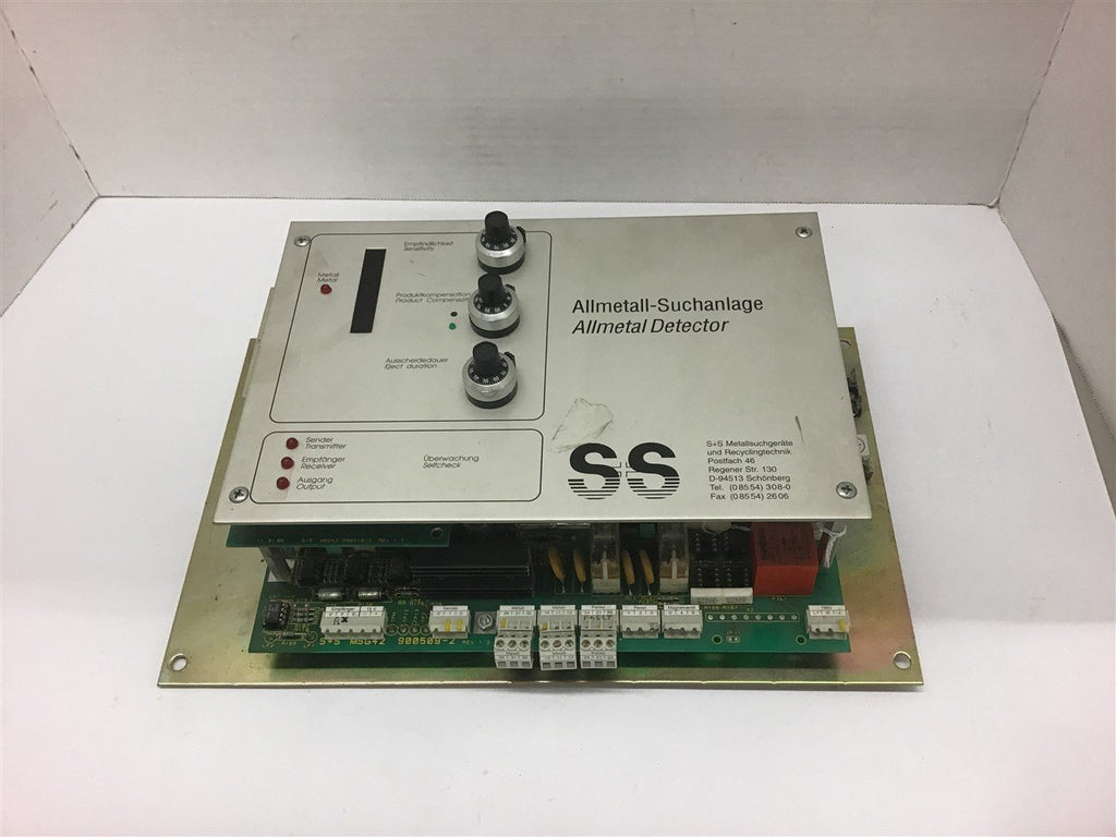 S+S MSG42 900509-2 Allmetal-Suchanlage Detector