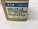 Eaton H2011B-3 9.14-14.0 Amp Heater Pack Overload Heater Element