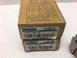 Dodge 119579 1108 x 20 MM Bushing --Lot of 2