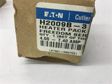 Cutler-Hammer H2009B Overload Heater Element Lot Of 3