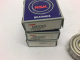 NSK 6203ZZC3 Bearing --Lot of 3