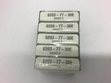 the General 6203-77-30E 6203ZZ E Bearing --Lot of 5