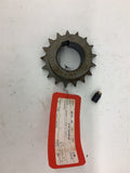 Sprocket 11/16" Pitch 1 1/2" bore 17 Teeth