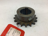 Sprocket 11/16" Pitch 1 1/2" bore 17 Teeth