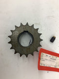 Sprocket 11/16" Pitch 1 1/2" bore 17 Teeth