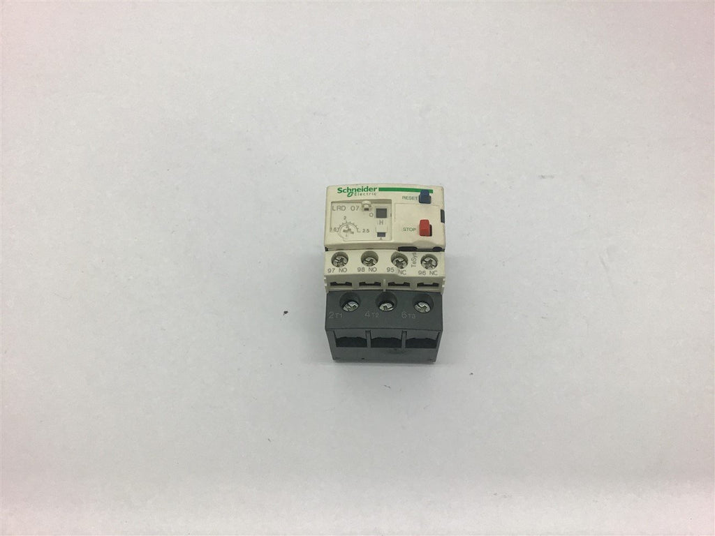 Schneider electric LRD 07 1.6-2.5 Amp Relay