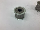 Pulley Sheave Bore 1/2'' Belt Width 1-1/4'' Qty of 3