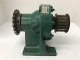 SMC-Cyclo H3095 35:1 Ratio Inline Gear Reducer 0.73 Input Hp