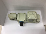 Stober K2 71-K2 TLB IEC Gear Motor with Regulator 0.37 KW 220-277/380-480 Volts