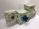 Stober K2 71-K2 TLB IEC Gear Motor with Regulator 0.37 KW 220-277/380-480 Volts