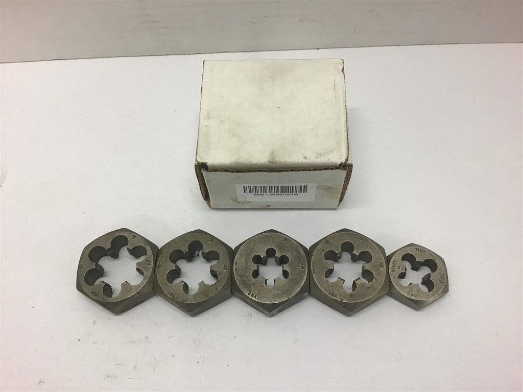 Hex Threading Die Set Various Sizes