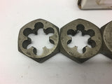 Hex Threading Die Set Various Sizes