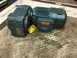 Sew-Eurodrive DRE90M4BE2HF 1 1/2 HP Gear Motor w/ Brake 230/460 V 29.94:1