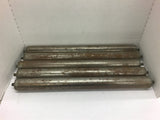 Conveyor Rollers 1.90" OD 20-3/4" Length 1/2" End Width 1/2" End Lenght-Lot of 5