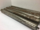 Conveyor Rollers 1.90" OD 20-3/4" Length 1/2" End Width 1/2" End Lenght-Lot of 5