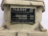 Nash MHC-25 Vacuum Pump 2 HP 208-230/460 Volts 3600 Rpm 2P