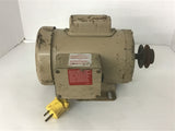 Baldor FDL3504M 1/2 HP AC Motor 115/208-230 Volts 1800 rpm 4P 56 Frame