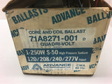 Advanced Ballasts 71A8271-001 Care and Coil Ballast 1-250W S-50 120/208/240/277