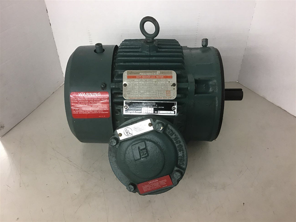 Reliance 1YAB10484A3 1 1/2 Hp AC Motor 230/460 volt 1200 Rpm 6P 182TC Frame