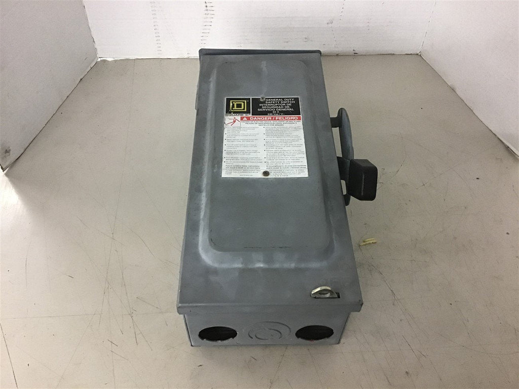 Sqaure D 60 Amp General Purpose Fused Safety Switch 240 Vac