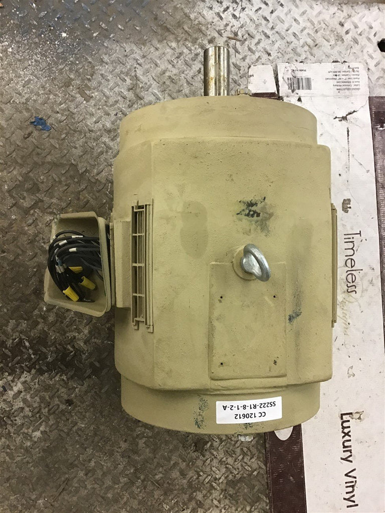 GE 5KS254ATE205A 15 HP AC Motor 230/460 Volt 1800 Rpm 4P 254T Frame