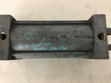 Pneumatic Cylinder 6 1/2" Stroke 4" bore 1" Ram