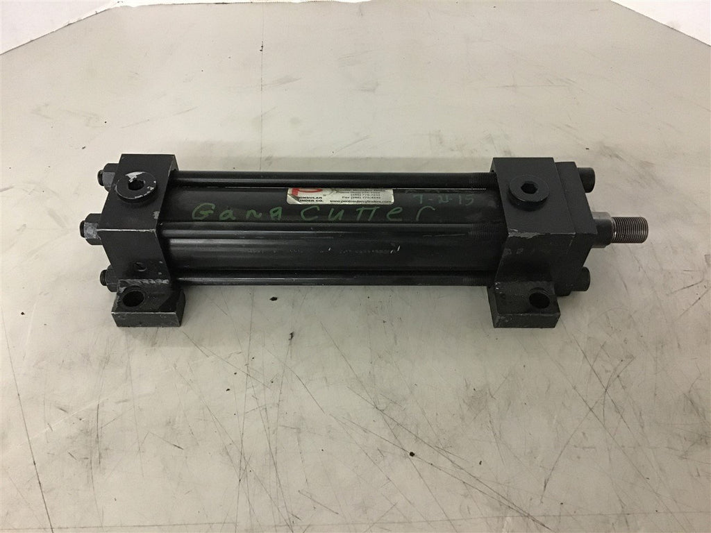 Peninsular Hydraulic Cylinder 3000 PSI 1' Ram 2 1/2" OD 9" Stroke