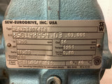 Sew-Eurodive DFT80K4TN 3/4 HP Gear Motor 230/460 Volt 1360/16 Rpm 84:1 Ratio