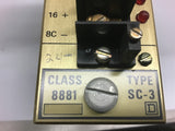 Square D Class 8881 Type SC-3 Series B 10-55 VDC B30585-080-51